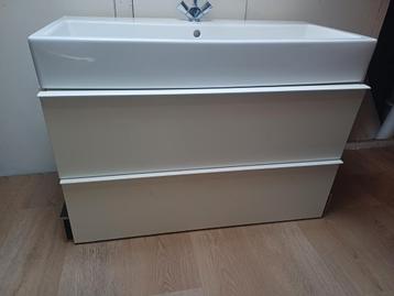 Badkamerkast met twee lades