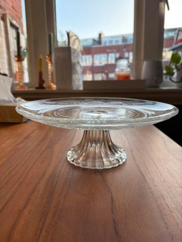 Serveerschaal van glas