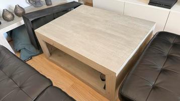 !!! GRATIS - SPOED !!! Robuuste steigerhouten salontafel