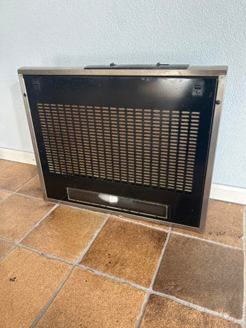 Afzuigkap ETNA chroom en zwart 60 cm breed