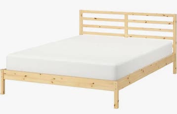 Gratis IKEA Tarva bedframe 140x200 incl IKEA Vesteröy matras