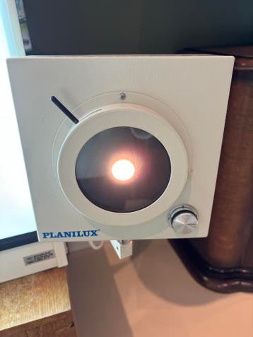 Röntgen lichtbak met detail kijker - Planilux