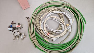 Hoogwaardige coax connect en kabels, let op geen koperwaarde