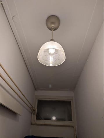 Twee keer plafondlamp hanglamp lampje