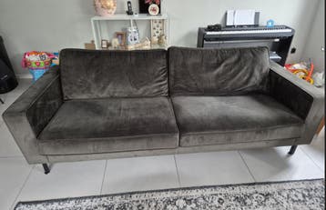 wood bank 3 zit . gratis ophalen