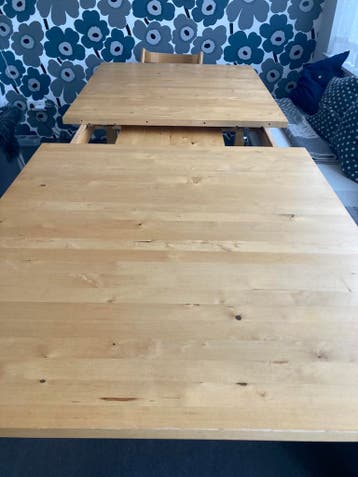 IKEA NORDEN 220/266 bij 100 Eettafel - Beuken