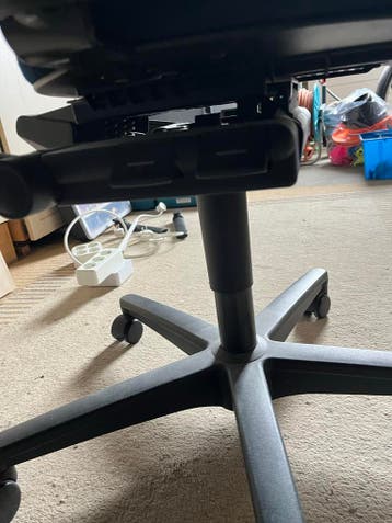 Bureaustoel, handmatig hoogte verstelbaar