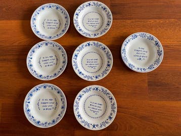 Plastic borden oud hollands design