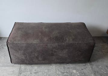 Grote poef taupe / bruin, merk be pure