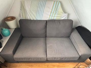 2 persoons bank, antraciet