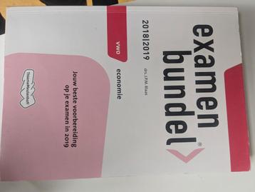 Examenbundel Economie VWO 2018/2019