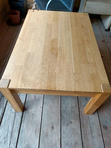 salontafel licht eiken