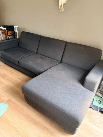 Bankstel 3 zits met lig gedeelte