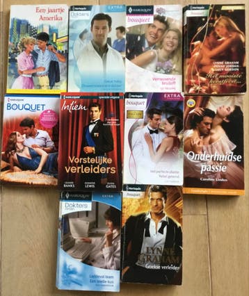 Harlequin Bouquet & Dokters Romantische Boeken (10 stuks)