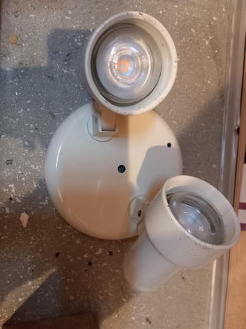 Metalen Plafondspot - Wit, Verstelbaar