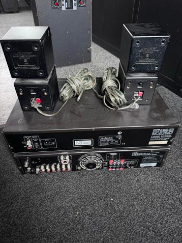 Audio set: Technics receiver, CD speler en Bose speakers