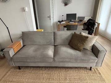 Bank Arwin 3-zits vergrijsd groen