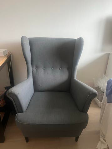 Grijze IKEA fauteuil - hele goede staat
