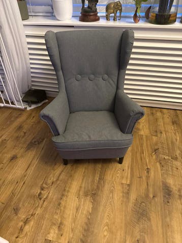 IKEA Kinder fauteuil grijs - Comfortabele stoel voor kids