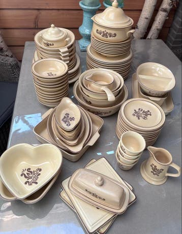 RUILEN: vintage Pfaltzgraff USA serviesonderdelen