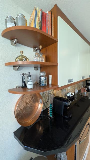 Prachtig granieten werkblad zwart.