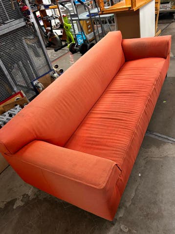 Driezitsbank oranje 230 x 90