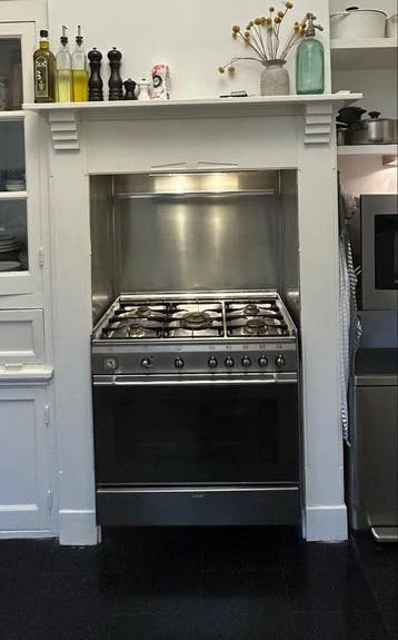 Gratis: Smeg gasfornuis 80 cm met 5 pits gaskookplaat