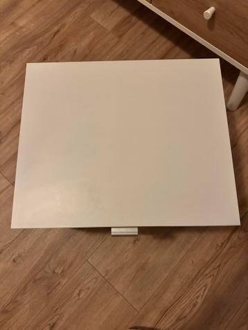 2x Wit Nachtkastje met Lades