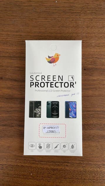 Screen protector Iphone 16pro/17/17pro