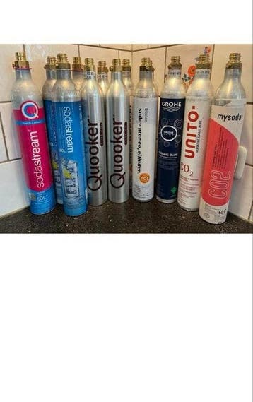 Diverse CO2 cilinders 60L