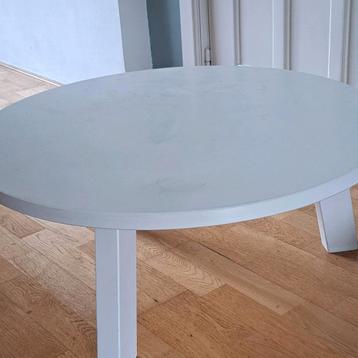 Witte ronde salontafel - ø80 cm
