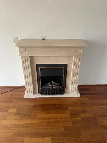 Haard marmeren ombouw