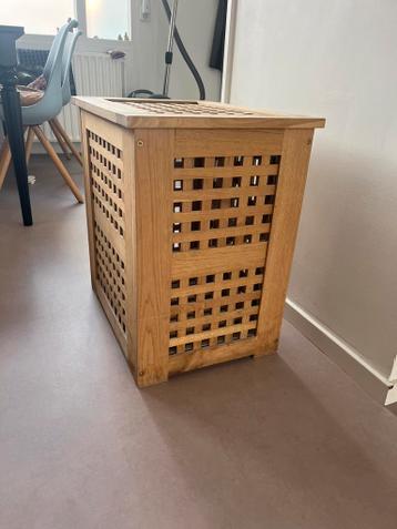 Houten wasmand