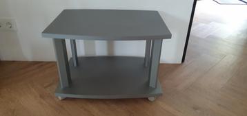 Grijs tv meubel tafeltje op wielen gratis ophalen