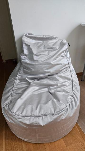 Zilverkleurige zitzak - Comfortabel en stijlvol