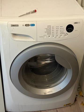 Gratis wasmachine zanussi 8 kg