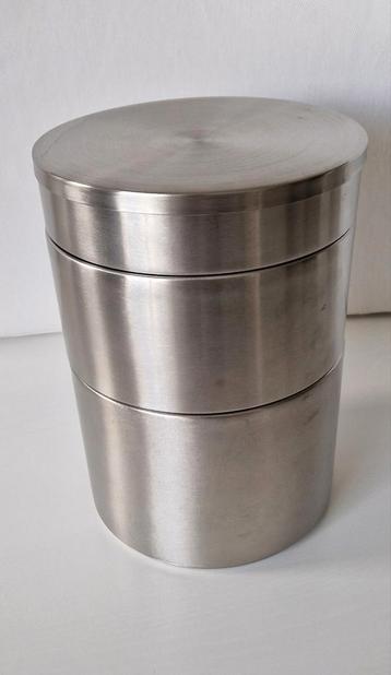 RVS stapelbare opbergpotten