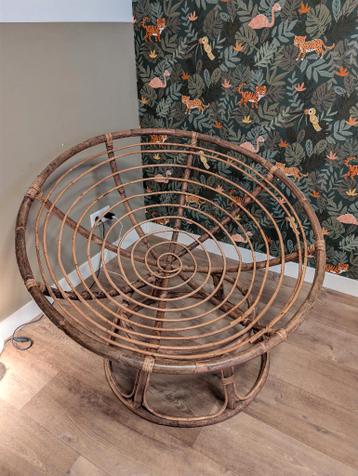 Gratis Rotan papasan stoel inclusief kussen