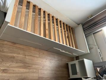 1 persoonsbed met lades
