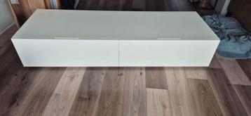 Poliform tv meubel strak wit.