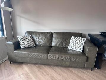 Lederen 2-zitsbank - GRATIS AF TE HALEN