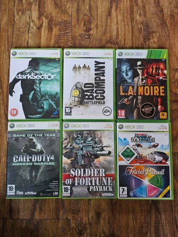 Verschillende XBOX 360 games