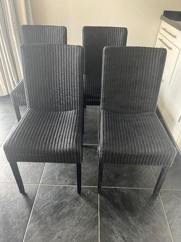 Rieten eetkamerstoelen