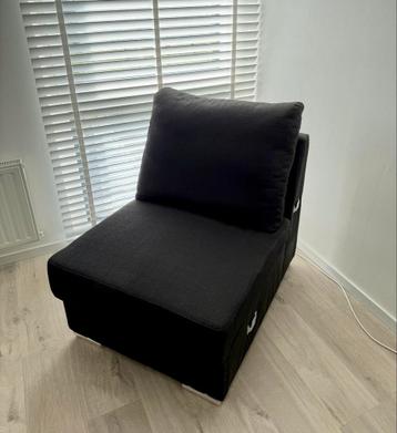 Zwarte stoel / verlengstuk bank - gratis af te halen