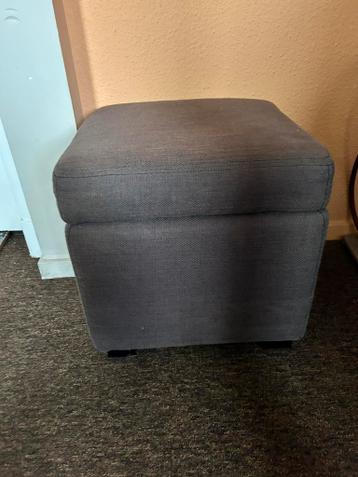 Gratis af te halen - Donkergrijze opbergpoef