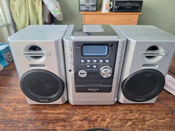 Muziektorentje met CD-speler - Ideaal voor schuur/caravan