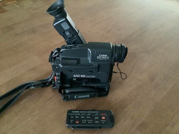 Canon UC10 8mm video camera, incl. Afstandsbediening.