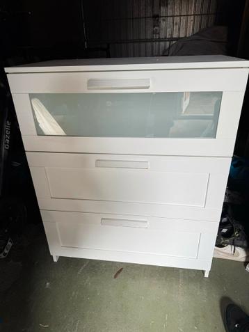 IKEA Brimnes ladekast met 3 lades - wit