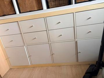 IKEA Kallax kast met deurtjes en lades