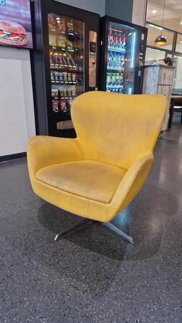 Set van stoelen en bank - Geel en Grijs